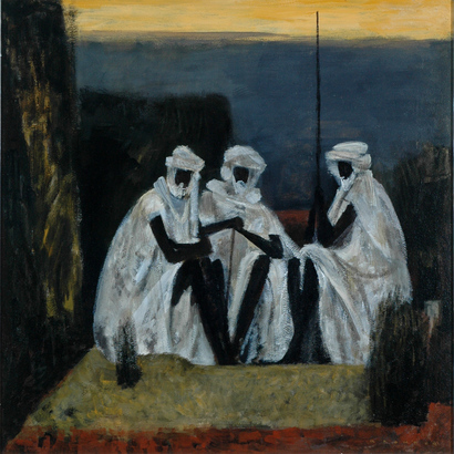 Marokko - Sitzende Männergruppe