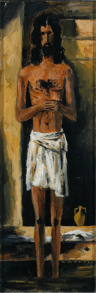 Indien - Betender in Varanasi